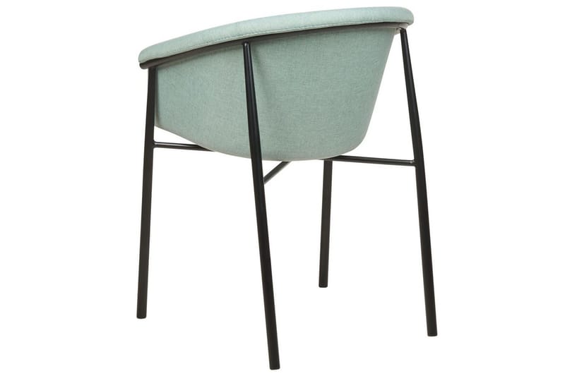Set med 2 matstolar Ames - Grön, Svart - Möbler - Vardagsrum - Stolar & sittmöbler - Karmstolar