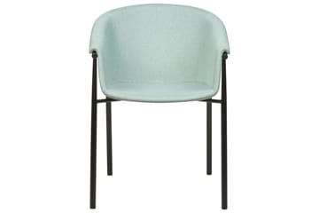 Set med 2 matstolar Ames - Grön, Svart - Möbler - Vardagsrum - Stolar & sittmöbler - Karmstolar