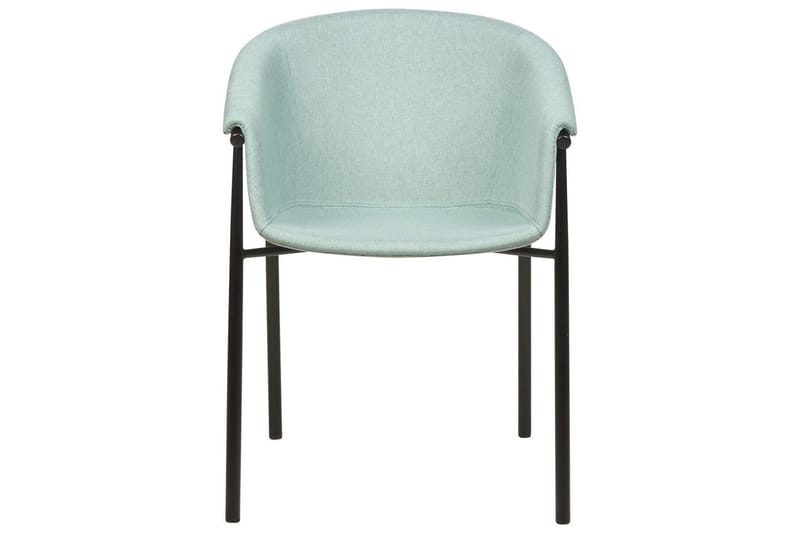 Set med 2 matstolar Ames - Grön, Svart - Möbler - Vardagsrum - Stolar & sittmöbler - Karmstolar