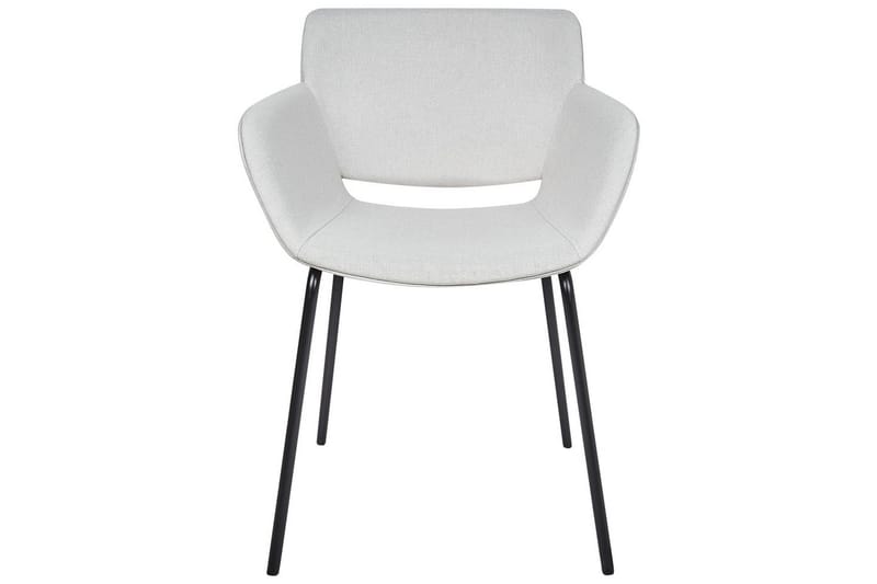 Set med 2 matstolar Axtel - Grå, svart - Möbler - Vardagsrum - Stolar & sittmöbler - Karmstolar