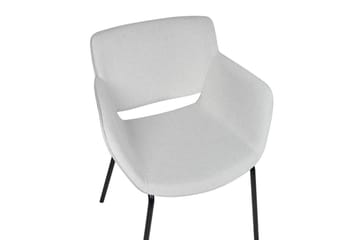Set med 2 matstolar Axtel - Grå, svart - Möbler - Vardagsrum - Stolar & sittmöbler - Karmstolar