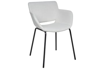 Set med 2 matstolar Axtel - Grå, svart - Möbler - Vardagsrum - Stolar & sittmöbler - Karmstolar
