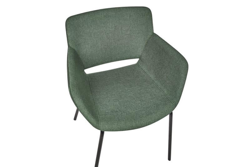 Set med 2 matstolar Axtel - Grön, Svart - Möbler - Vardagsrum - Stolar & sittmöbler - Karmstolar