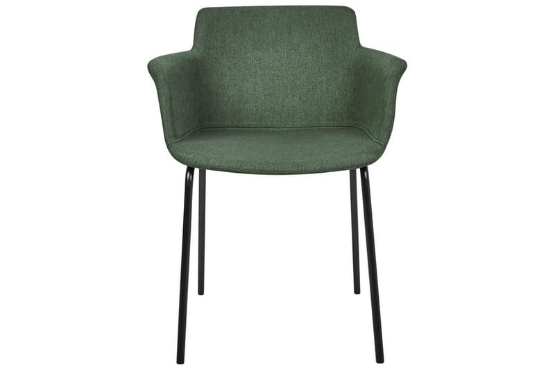 Set med 2 matstolar Belfield - Grön, Svart - Möbler - Vardagsrum - Stolar & sittmöbler - Karmstolar