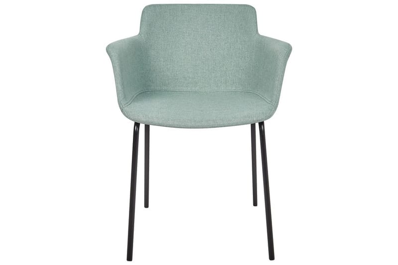 Set med 2 matstolar Belfield - Mintgrön, Svart - Möbler - Vardagsrum - Stolar & sittmöbler - Karmstolar