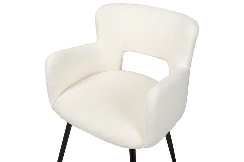 Set med 2 matstolar Bouclé Sanilac - Möbler - Vardagsrum - Stolar & sittmöbler - Karmstolar