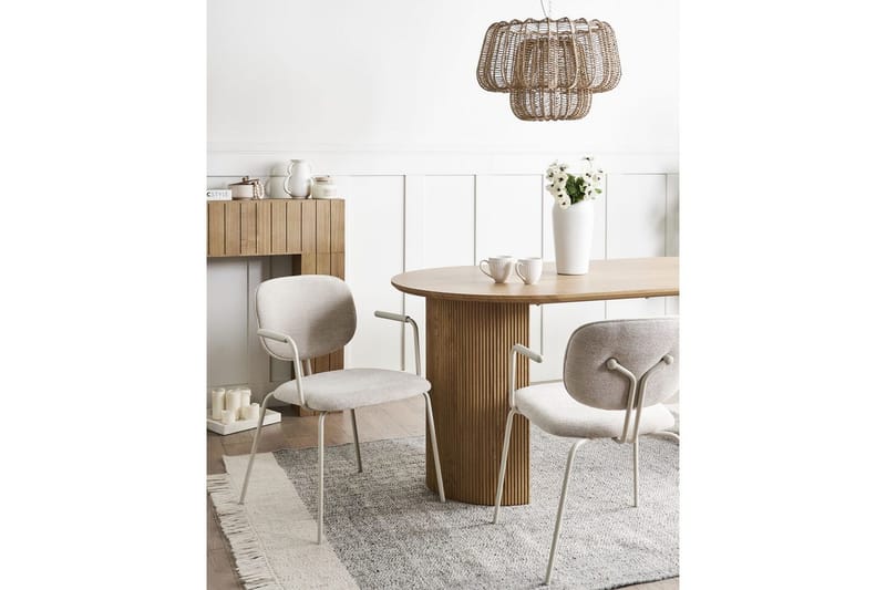 Set med 2 matstolar Carille - Möbler - Vardagsrum - Stolar & sittmöbler - Karmstolar