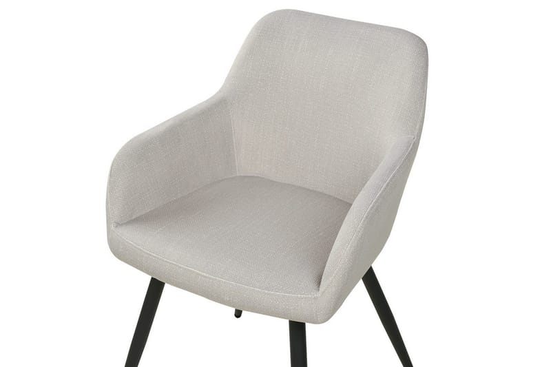 Set med 2 matstolar Casmalia - Beige, svart - Möbler - Vardagsrum - Stolar & sittmöbler - Karmstolar