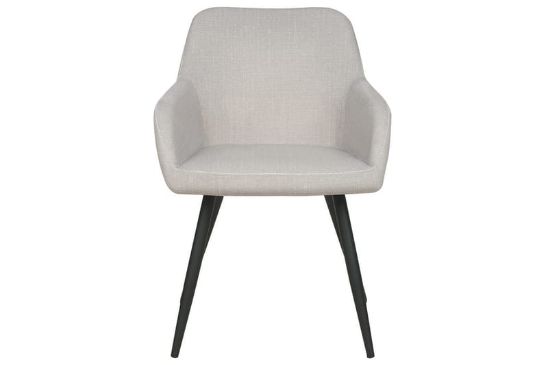 Set med 2 matstolar Casmalia - Beige, svart - Möbler - Vardagsrum - Stolar & sittmöbler - Karmstolar