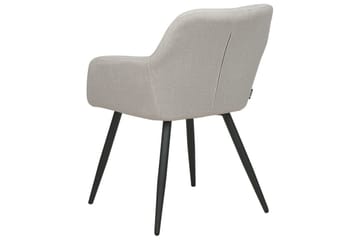 Set med 2 matstolar Casmalia - Beige, svart - Möbler - Vardagsrum - Stolar & sittmöbler - Karmstolar