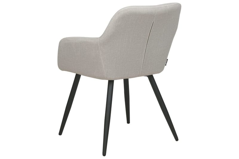 Set med 2 matstolar Casmalia - Beige, svart - Möbler - Vardagsrum - Stolar & sittmöbler - Karmstolar