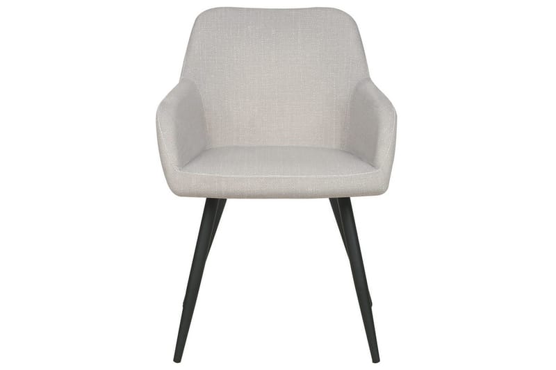 Set med 2 matstolar Casmalia - Beige, svart - Möbler - Vardagsrum - Stolar & sittmöbler - Karmstolar