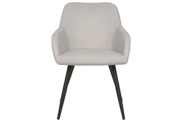 Set med 2 matstolar Casmalia - Beige, svart - Möbler - Vardagsrum - Stolar & sittmöbler - Karmstolar