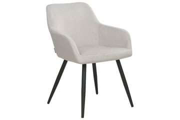 Set med 2 matstolar Casmalia - Beige, svart - Möbler - Vardagsrum - Stolar & sittmöbler - Karmstolar