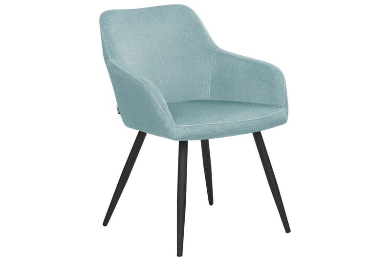 Set med 2 matstolar Casmalia - Blå, Svart - Möbler - Vardagsrum - Stolar & sittmöbler - Karmstolar