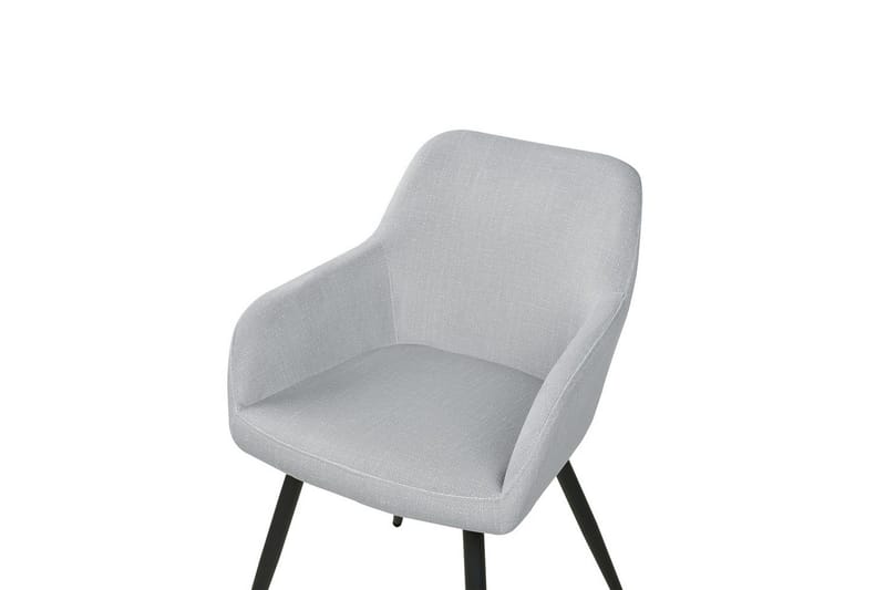 Set med 2 matstolar Casmalia - Grå, svart - Möbler - Vardagsrum - Stolar & sittmöbler - Karmstolar