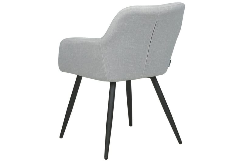 Set med 2 matstolar Casmalia - Grå, svart - Möbler - Vardagsrum - Stolar & sittmöbler - Karmstolar