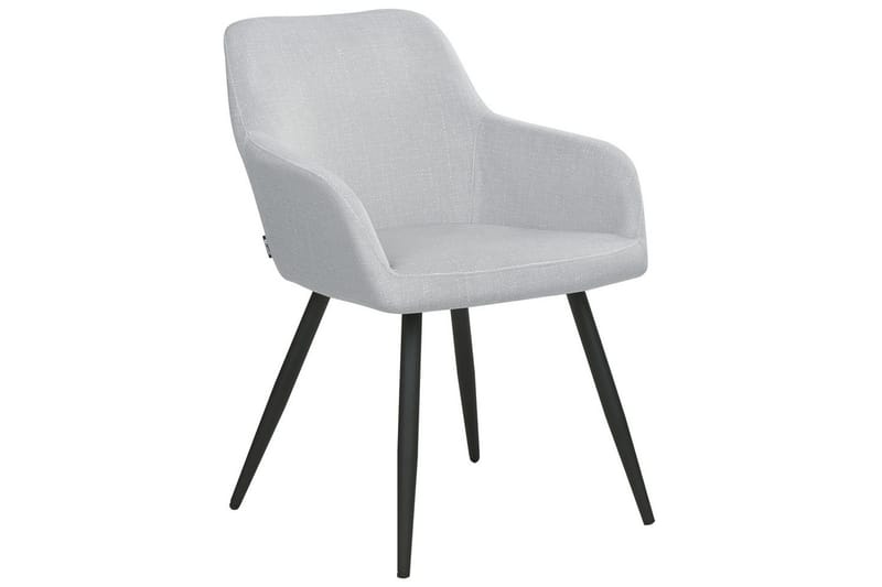 Set med 2 matstolar Casmalia - Grå, svart - Möbler - Vardagsrum - Stolar & sittmöbler - Karmstolar