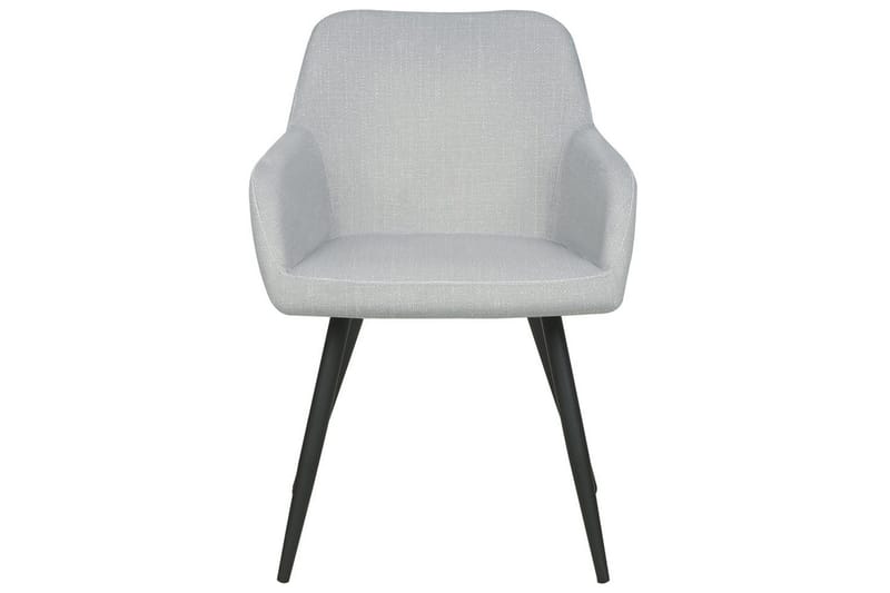 Set med 2 matstolar Casmalia - Grå, svart - Möbler - Vardagsrum - Stolar & sittmöbler - Karmstolar