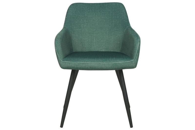 Set med 2 matstolar Casmalia - Grön, Svart - Möbler - Vardagsrum - Stolar & sittmöbler - Karmstolar