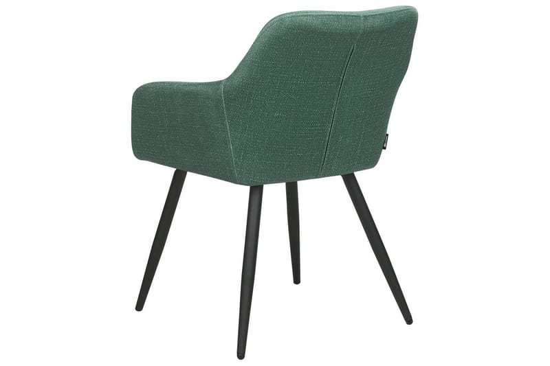 Set med 2 matstolar Casmalia - Grön, Svart - Möbler - Vardagsrum - Stolar & sittmöbler - Karmstolar