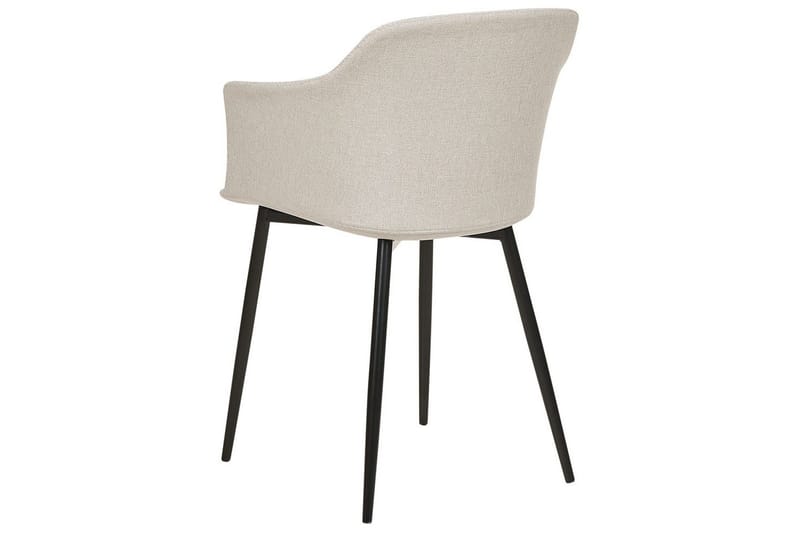 Set med 2 matstolar Elim - Beige, svart - Möbler - Vardagsrum - Stolar & sittmöbler - Karmstolar