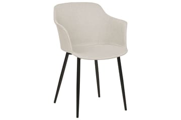 Set med 2 matstolar Elim - Beige, svart - Möbler - Vardagsrum - Stolar & sittmöbler - Karmstolar
