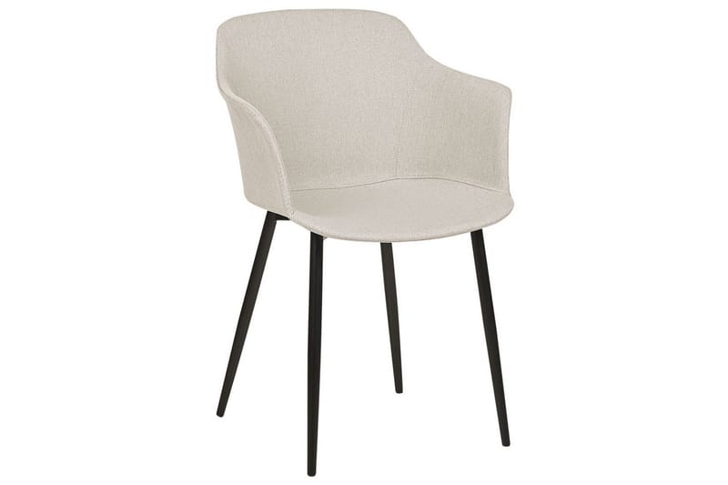 Set med 2 matstolar Elim - Beige, svart - Möbler - Vardagsrum - Stolar & sittmöbler - Karmstolar