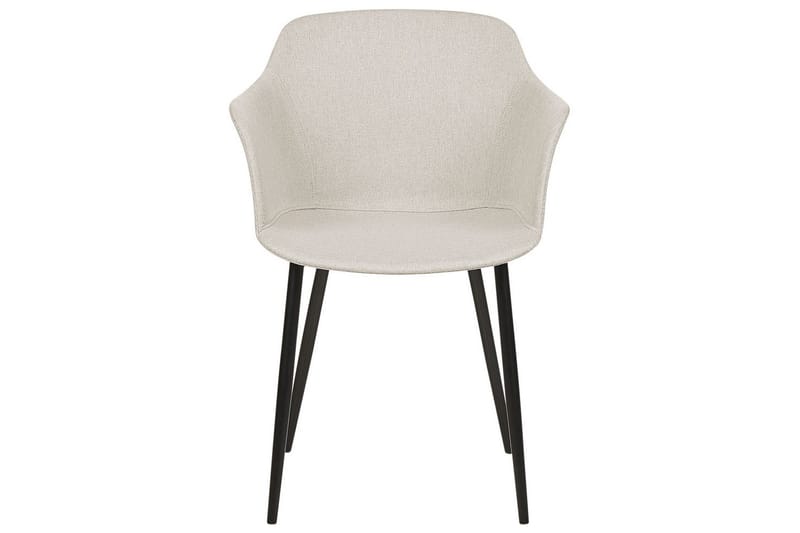 Set med 2 matstolar Elim - Beige, svart - Möbler - Vardagsrum - Stolar & sittmöbler - Karmstolar