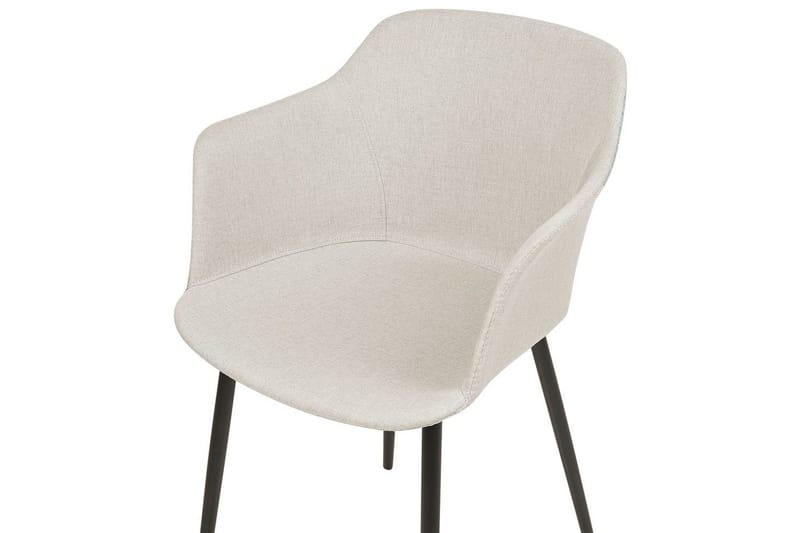 Set med 2 matstolar Elim - Beige, svart - Möbler - Vardagsrum - Stolar & sittmöbler - Karmstolar