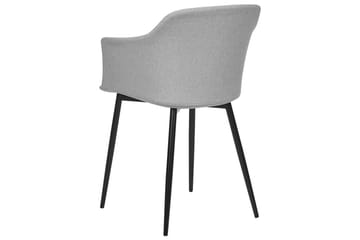 Set med 2 matstolar Elim - Grå, svart - Möbler - Vardagsrum - Stolar & sittmöbler - Karmstolar
