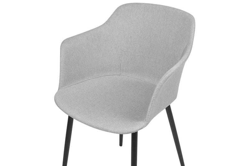 Set med 2 matstolar Elim - Grå, svart - Möbler - Vardagsrum - Stolar & sittmöbler - Karmstolar