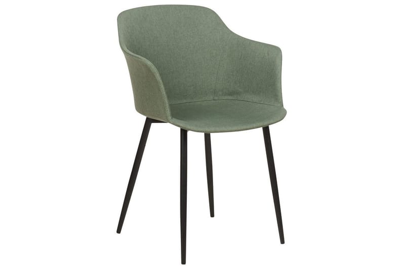 Set med 2 matstolar Elim - Grön, Svart - Möbler - Vardagsrum - Stolar & sittmöbler - Karmstolar