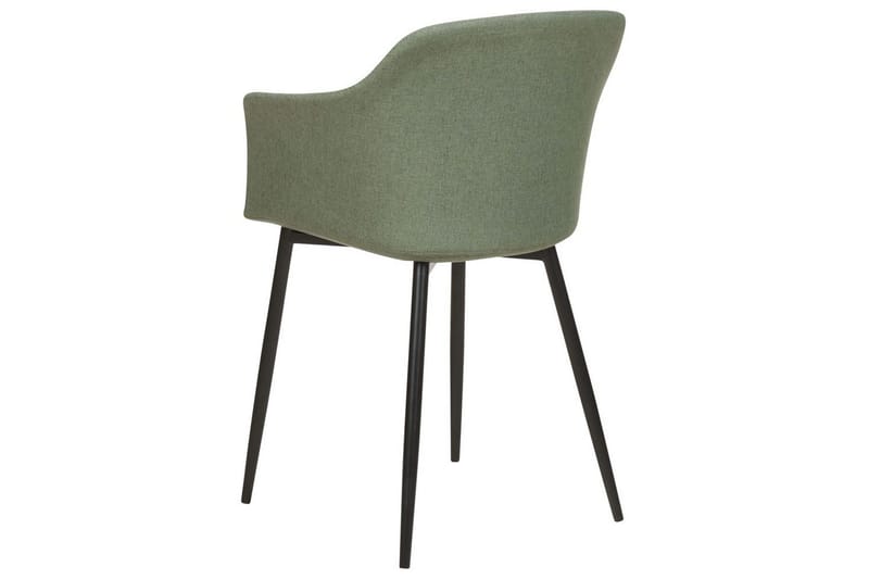 Set med 2 matstolar Elim - Grön, Svart - Möbler - Vardagsrum - Stolar & sittmöbler - Karmstolar
