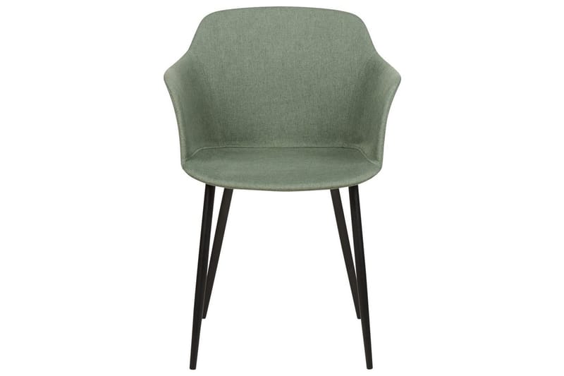 Set med 2 matstolar Elim - Grön, Svart - Möbler - Vardagsrum - Stolar & sittmöbler - Karmstolar