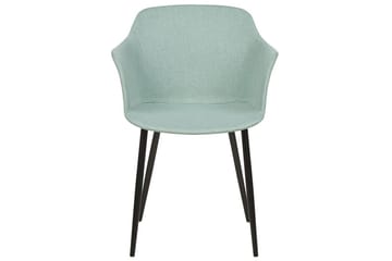 Set med 2 matstolar Elim - Mintgrön, Svart - Möbler - Vardagsrum - Stolar & sittmöbler - Karmstolar