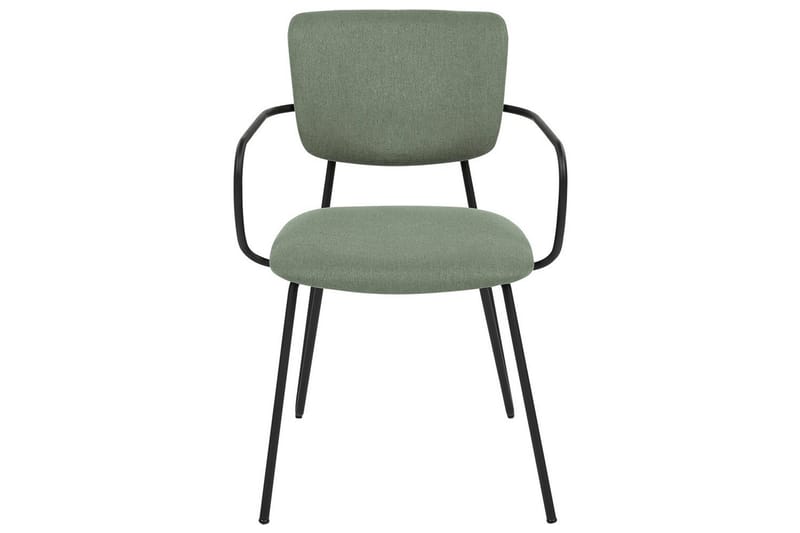 Set med 2 matstolar Elko - Grön, Svart - Möbler - Vardagsrum - Stolar & sittmöbler - Karmstolar