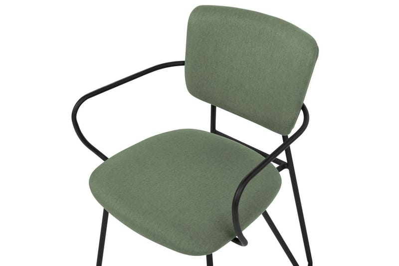 Set med 2 matstolar Elko - Grön, Svart - Möbler - Vardagsrum - Stolar & sittmöbler - Karmstolar
