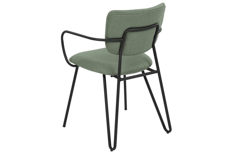 Set med 2 matstolar Elko - Grön, Svart - Möbler - Vardagsrum - Stolar & sittmöbler - Karmstolar