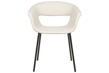 Set med 2 matstolar Elma - Beige, svart - Möbler - Vardagsrum - Stolar & sittmöbler - Karmstolar