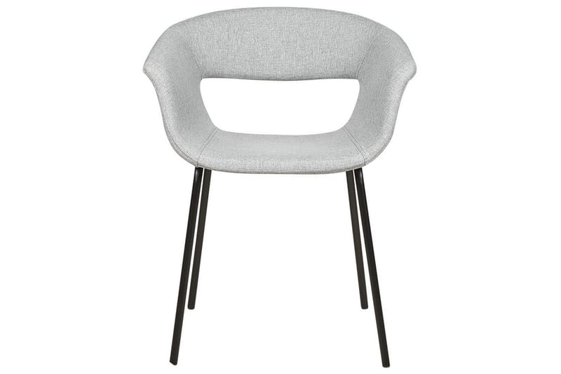Set med 2 matstolar Elma - Grå, svart - Möbler - Vardagsrum - Stolar & sittmöbler - Karmstolar