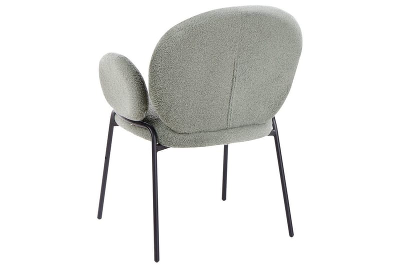 Set med 2 matstolar Ely - Grön, Svart - Möbler - Vardagsrum - Stolar & sittmöbler - Karmstolar