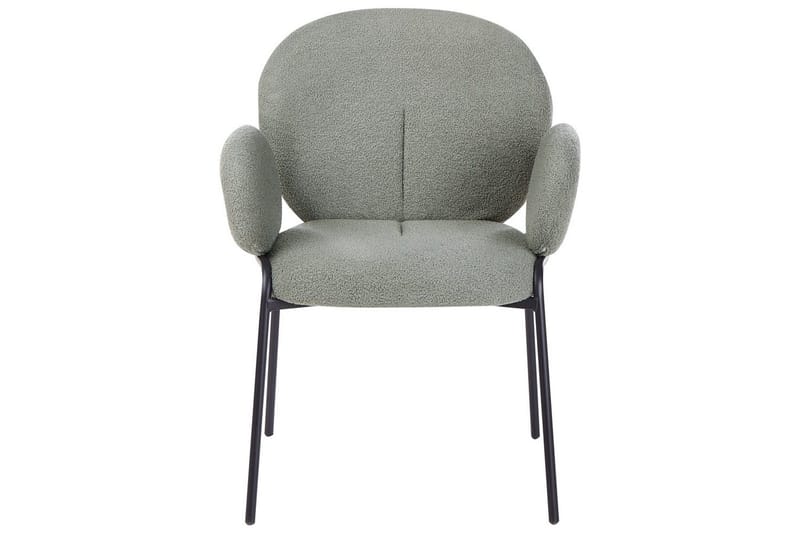 Set med 2 matstolar Ely - Grön, Svart - Möbler - Vardagsrum - Stolar & sittmöbler - Karmstolar