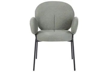 Set med 2 matstolar Ely - Grön, Svart - Möbler - Vardagsrum - Stolar & sittmöbler - Karmstolar