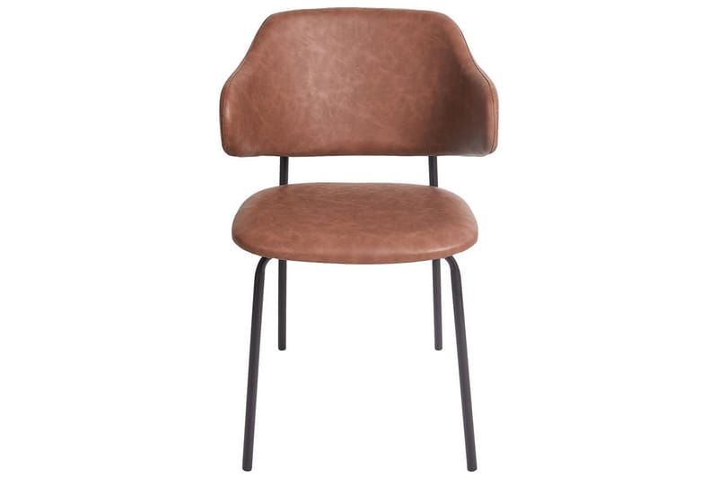 Set med 2 matstolar Kenai - Brun, Svart - Möbler - Vardagsrum - Stolar & sittmöbler - Karmstolar