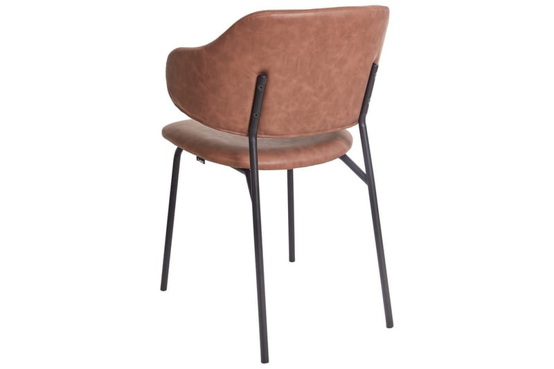 Set med 2 matstolar Kenai - Brun, Svart - Möbler - Vardagsrum - Stolar & sittmöbler - Karmstolar