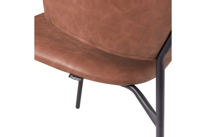 Set med 2 matstolar Kenai - Brun, Svart - Möbler - Vardagsrum - Stolar & sittmöbler - Karmstolar