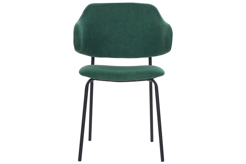 Set med 2 matstolar Kenai - Grön, Svart - Möbler - Vardagsrum - Stolar & sittmöbler - Karmstolar