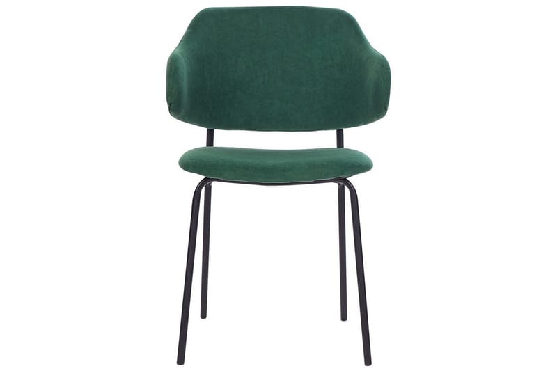 Set med 2 matstolar Kenai - Grön, Svart - Möbler - Vardagsrum - Stolar & sittmöbler - Karmstolar
