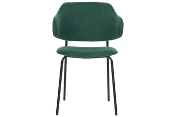 Set med 2 matstolar Kenai - Grön, Svart - Möbler - Vardagsrum - Stolar & sittmöbler - Karmstolar
